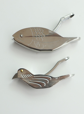 304不锈钢榨汁器小鸟鱼型柠檬榨汁机 家用手动水果压汁器柠檬挤压