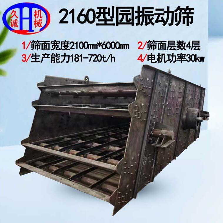 YK系列2160大型园振动筛　石子分级型号使用多层2160大型园振动筛