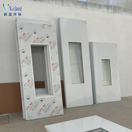 建筑工程防火材质烤漆房用钣金门