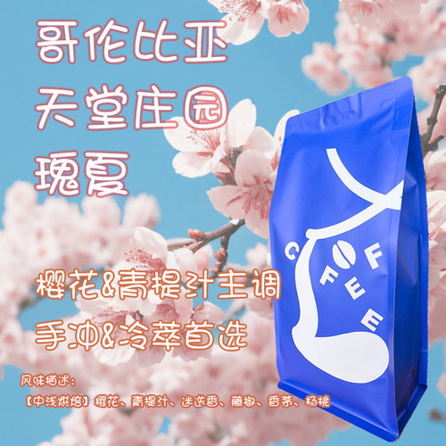 哥伦比亚瑰夏天堂咖啡豆
