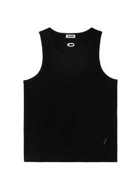 2727WORLD 法老 夹标刺绣基础背心T恤国潮美式复古街头