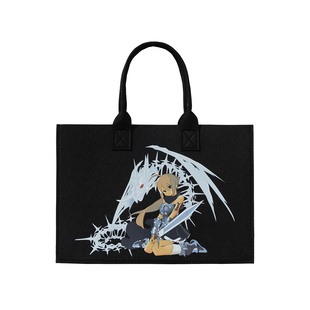 复古街头 冰龙少女毛毡托特包国潮美式 2727WORLD 法老