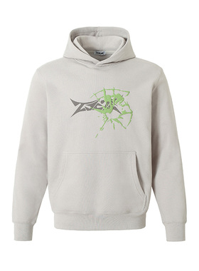 2727WORLD 法老 星眼女孩发泡卡通动漫连帽衫套头秋季新品卫衣