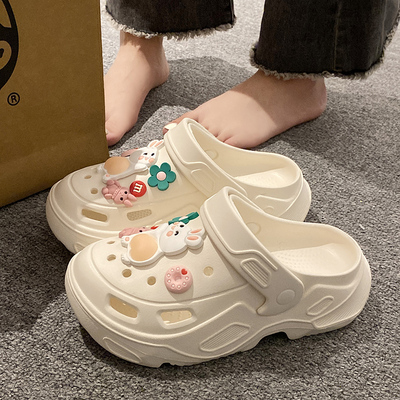 野度者女eva包头洞洞鞋