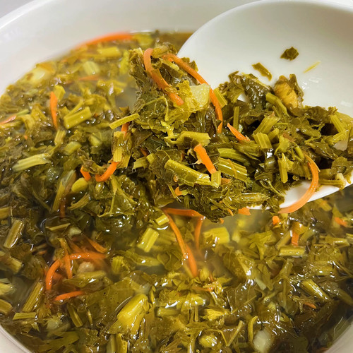 花盖酸菜甘肃成县土酸菜无盐油菜新鲜特产活酸菜免洗特酸浆水引子