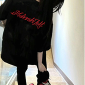 韩版 情侣oversize上衣 T恤男女半袖 chic港味潮牌大码 胖MM重磅短袖