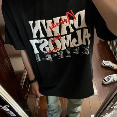 100%纯棉美式街头宽松上衣