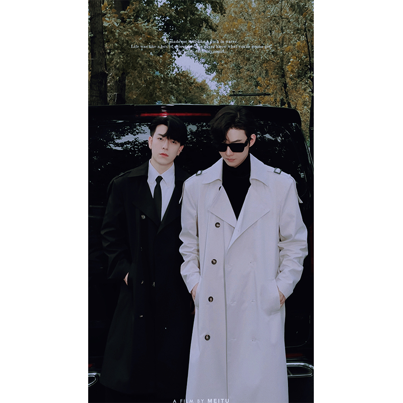 龙叨叨气质潮流时尚时尚长款春秋