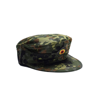 德军原品德国公发军版小兵帽军迷战术迷彩帽户外山地训练帽子