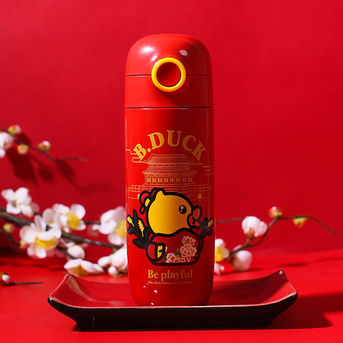 face弹盖保温杯B.DUCK&故宫联名