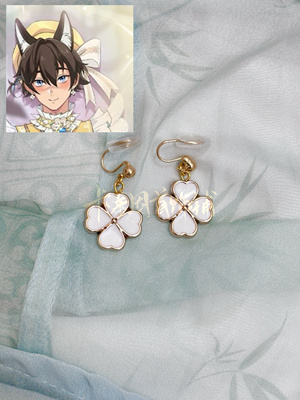 新世界狂欢Nu carnival可尔疾走跃动月光cosplay四叶草耳环