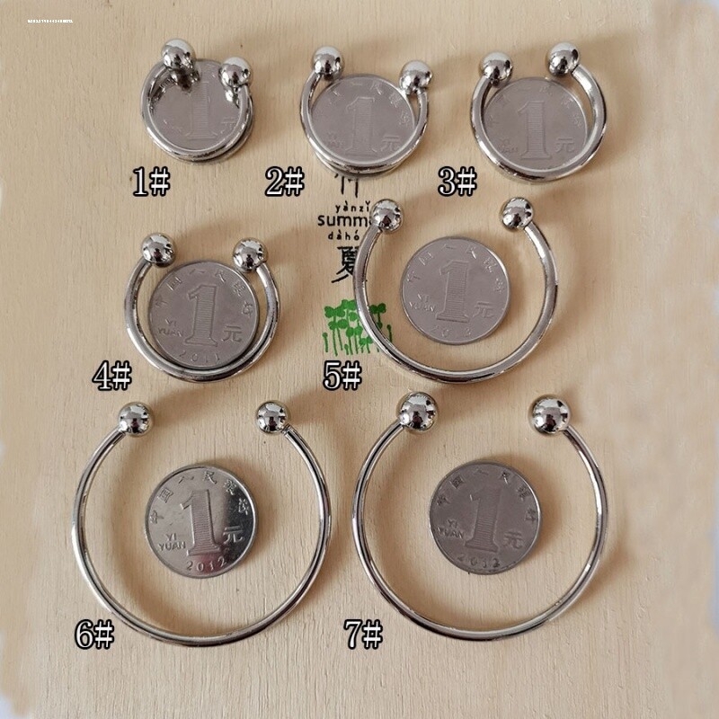 双头螺旋U型珍珠扣可拆卸毛衣袖扣女士高跟鞋鞋扣小香风C形金属扣