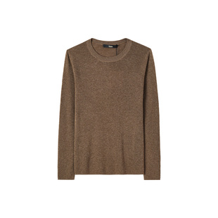 ise“秋冬伴侣”羊毛圆领亲肤打底百搭针织毛衣K2540812W