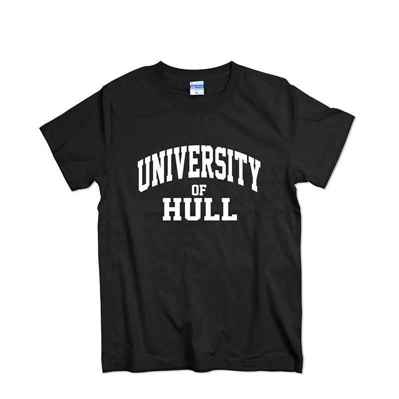 University of Hull赫尔大学短袖T恤夏季全棉圆领学生校服打底衫