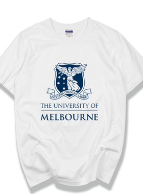 University of Melbourne墨尔本大学短袖T恤夏季男女学生校服上衣