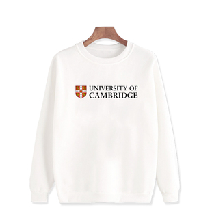 Cambridge剑桥大学卫衣套头男女冬季加绒加厚圆领青少年学生外套
