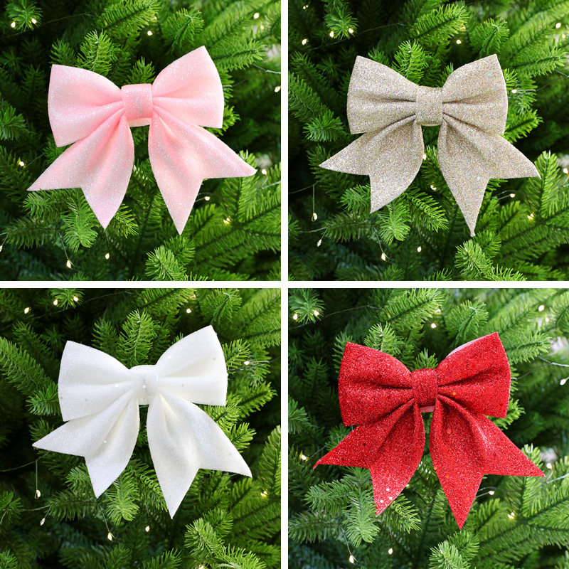 圣诞节装饰品挂件蝴蝶结场景道具