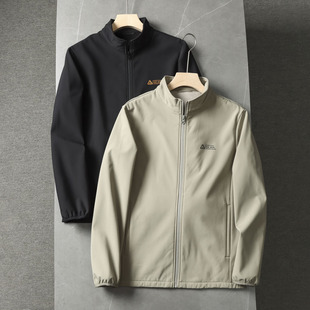复合一体绒！品牌撤柜春秋户外软壳抓绒衣外套男百搭休闲立领夹克