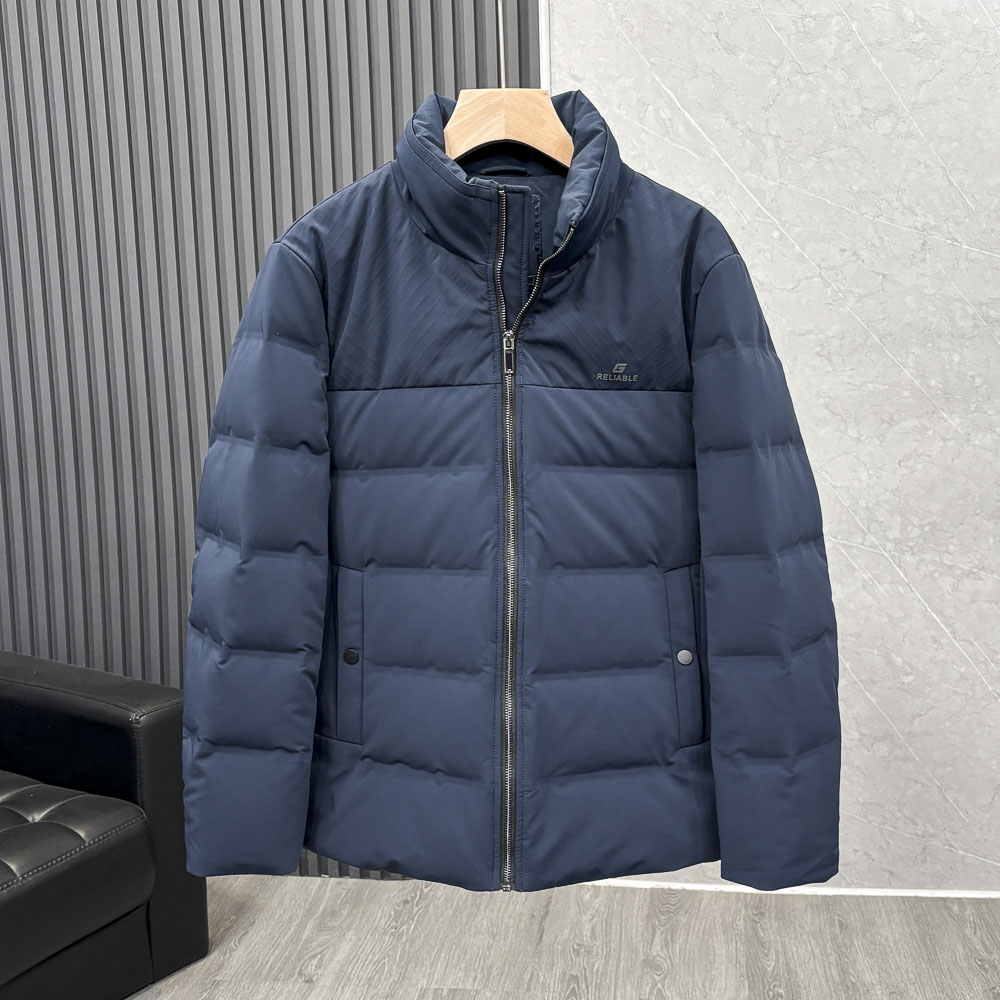 高蓬松90绒！防风防水！品牌撤柜男士冬装立领休闲保暖羽绒服外套