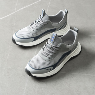 超轻防滑+舒适透气！品牌撤柜飞织网面鞋男士春夏百搭休闲运动鞋