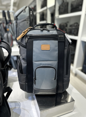 TUMI途明男士经典大号双肩包Hedrick弹道尼龙牛皮可刻字全球联保