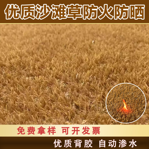 仿真沙滩草草坪地毯户外庭院楼顶造景装饰地垫人工造塑料假草皮