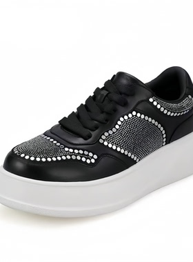 皇冠专柜正品Roberta诺贝达女鞋RC225007春水钻百搭舒适休闲板鞋