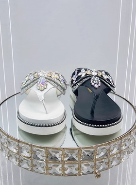 皇冠专柜正品Roberta诺贝达女鞋RM95002女鞋凉鞋休闲饰扣人字拖