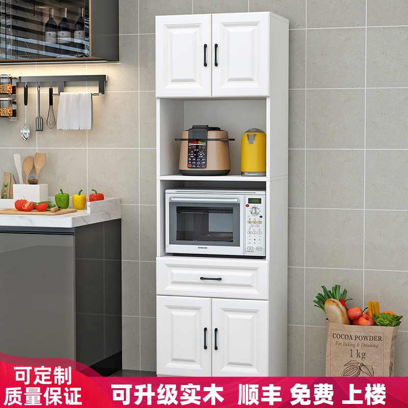 现代简约定制餐边柜储物柜烤箱微波炉客餐厅厨房高收纳餐柜子碗柜