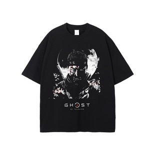 梦幻研究所郎二次元纯棉休闲宽松短袖T恤潮男女