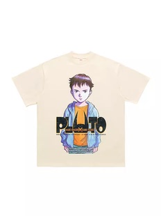 梦话研究所日系复古动漫冥王PLUTO普鲁托二次元动漫周边动漫短袖