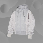 连帽卫衣 女子运动保暖开衫 AWDRG34 新款 李宁加绒外套冬季