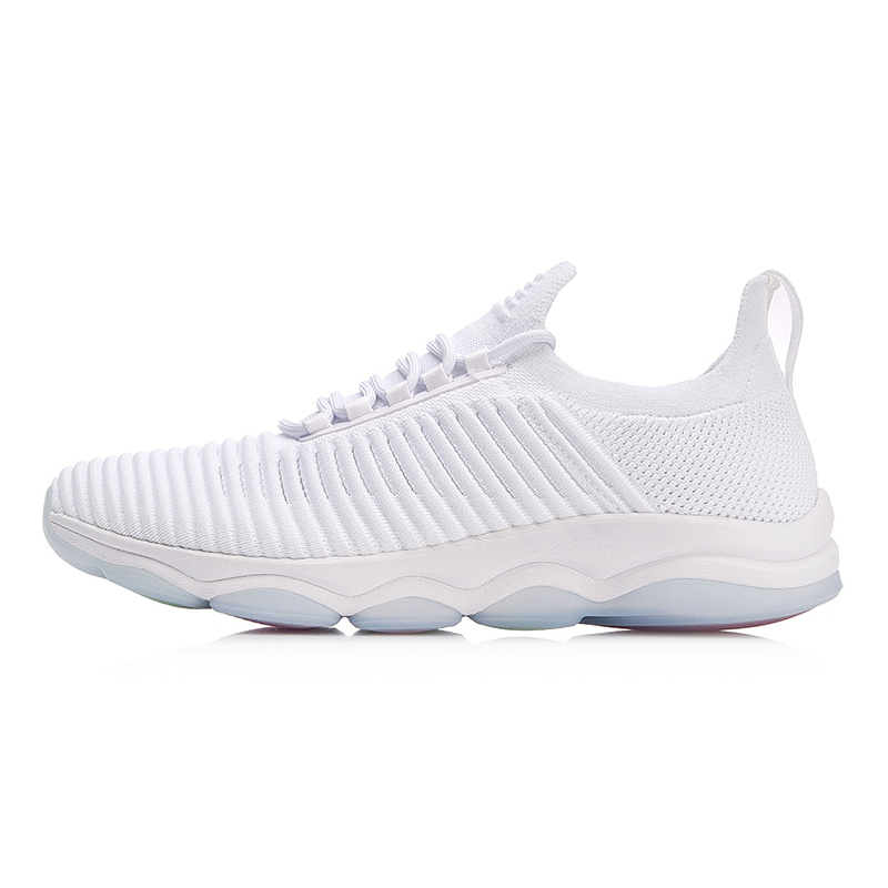 Lining/李宁正品无界男子一体织网面透气年低帮运动跑步鞋AFJN017