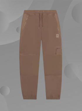 李宁正品冬季新款男子运动休闲时尚摇粒绒保暖舒适长裤AKYS953