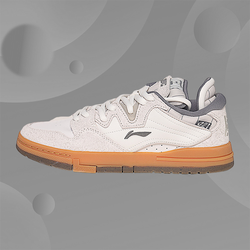 Lining/李宁正品惟吾Pro女子时尚潮流复古休闲运动板鞋AECS078