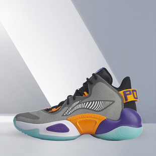 Lining/李宁正品空袭6男子减震回弹中帮专业比赛篮球鞋ABAP067