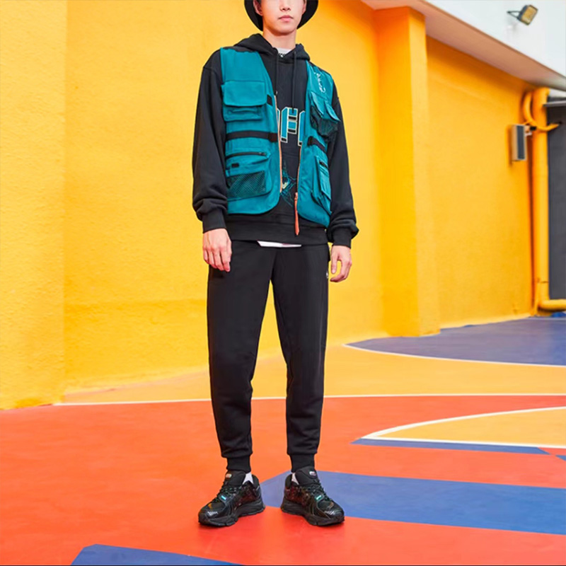 李宁卫裤男士 新款BADFIVE篮球系列裤子收口运动长裤AKLQA75