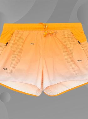 Lining/李宁正品x Soulland联名系列女子休闲透气运动短裤AKSSC58