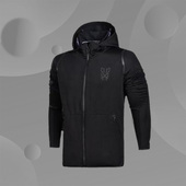 篮球系列男子运动休闲舒适开衫 新款 连帽卫衣AWDN051 春季 李宁正品