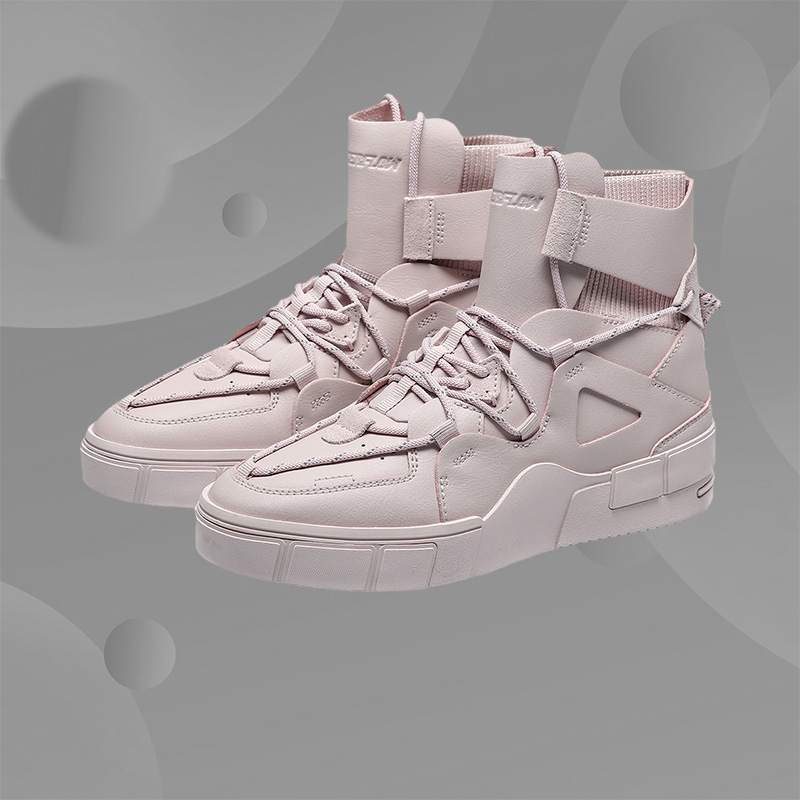 李宁运动系列CF休闲鞋女鞋笃行经典时尚高帮运动鞋AGCQ346