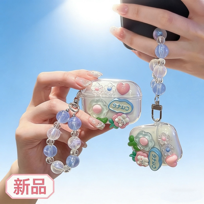 爱心兔子手链适用金运A5 Ultra蓝牙耳机保护壳KINYO金运A5 ultra