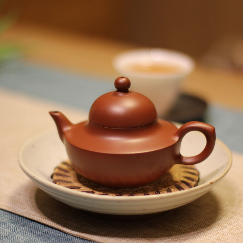 粗陶日式简约茶道干泡台茶盘陶壶承仿古茶点心零食干果餐盘壶托
