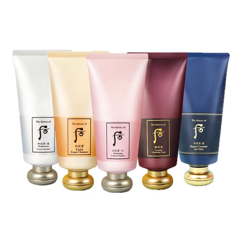 韩国whoo后拱辰享水妍雪媄白津率享君男士洗面奶洁面乳深层清洁女