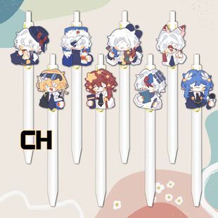 ch国拟countryhumans考试按动笔中性笔笔黑色通用学生礼物同学潮