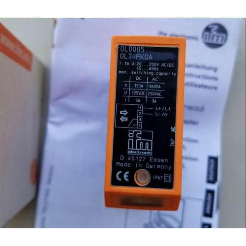 非实价议价议价OL0005 漫反射传感器OLT-FKOA德国易福门ifm全新原