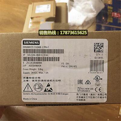 非实价议价议价6SL3244-0BB13-1FA0CU240E-2PN-F控制单元6SL32440