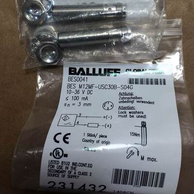 非实价议价议价BES0041 BES M12MF-USC30B-S04G 巴鲁夫 接近开关