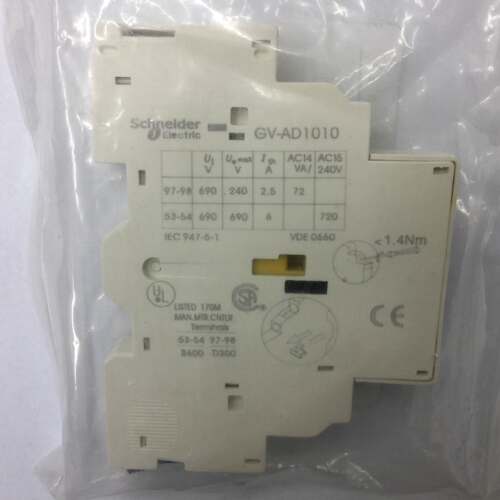 非实价议价议价原装正品GVAD1010电动机保护用断路器辅助触点非实