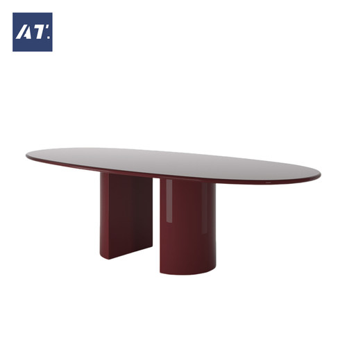 艾太家具意式实木多人餐桌