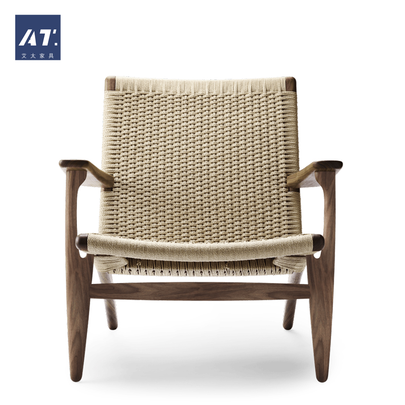 AIVTAI/创意设计师家具 paddle chair划桨椅 中式编织实木躺椅